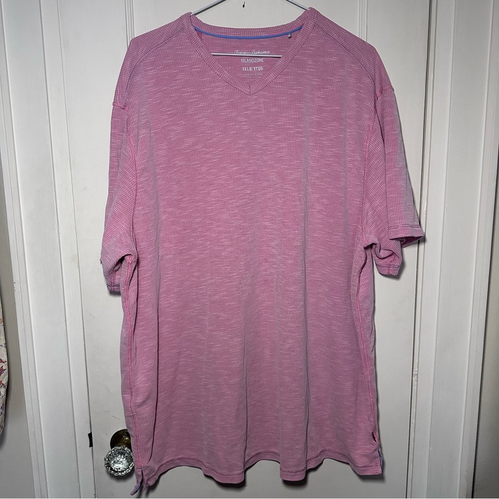 Tommy Bahama Island Zone V-Neck Tee, Coolmax, 1XLB